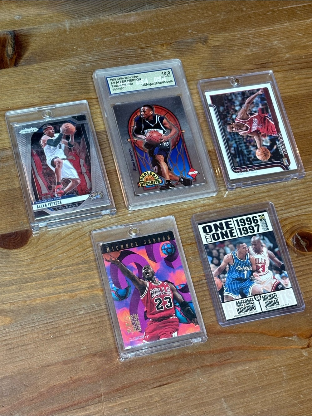 Michael Jordan & Allen Iverson Card Bundle